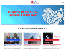 Tablet Screenshot of heartandart.org